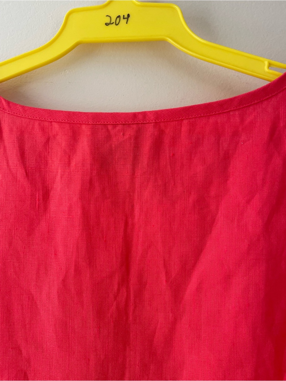 Westbound Coral Pink Linen Tank Top